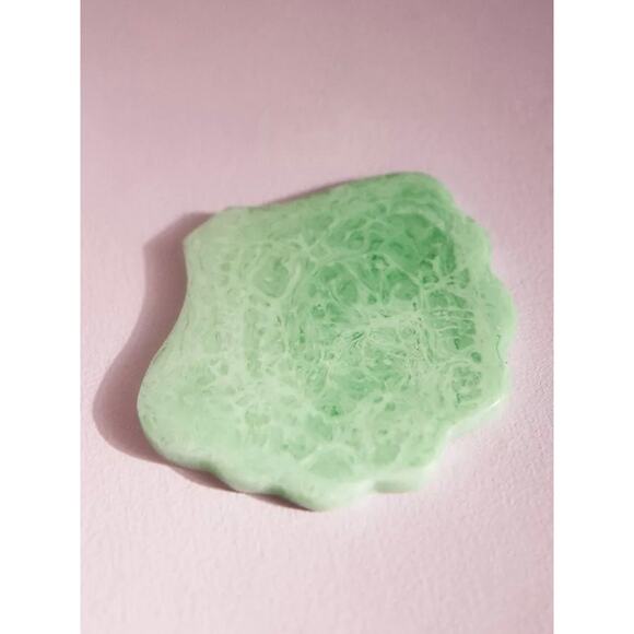 NWT: Anthropologie - Pair of  Pernille Rosenkilde, Green Scalloped Coasters - Picture 8 of 8